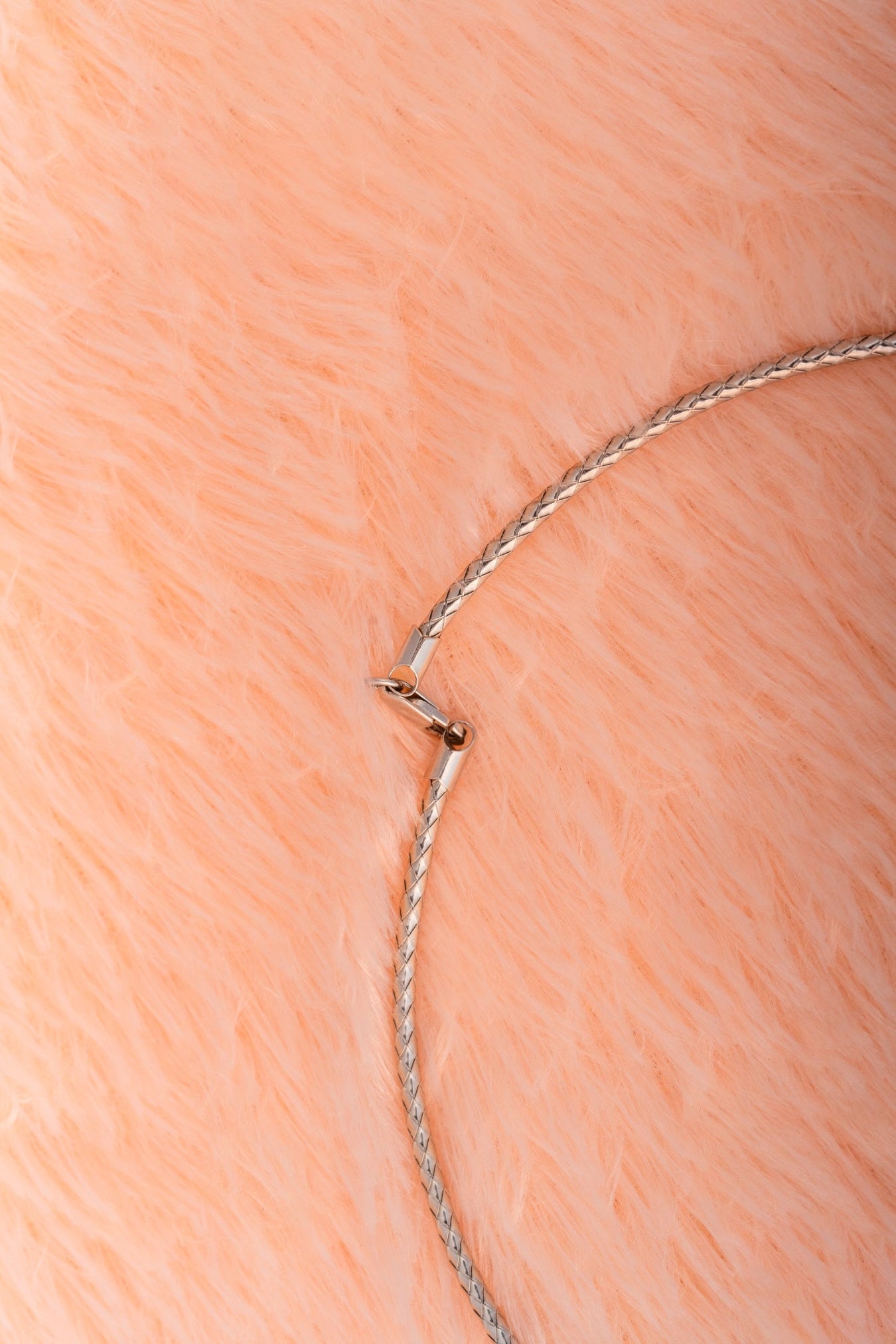 Pure 925 Silver Braided Chain Necklace – 18 Inch