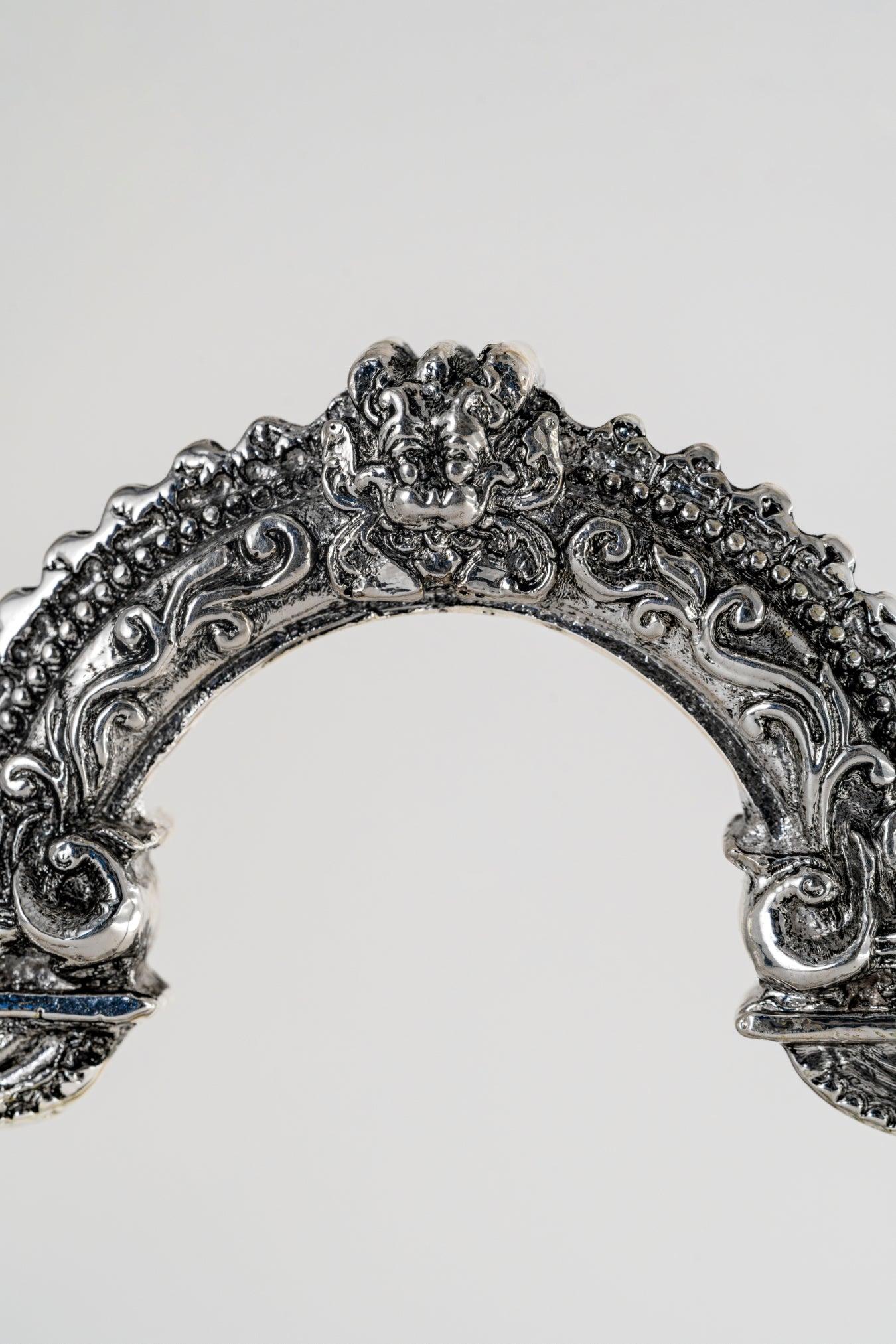 Silver-Foiled Decorative Miniature Swing (Jhula) – 9in × 8in
