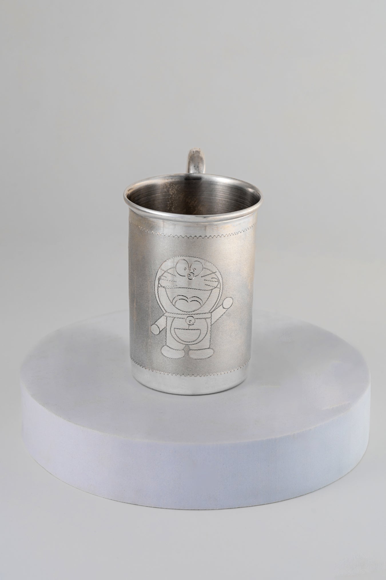 Pure 925 Silver Mug – Handcrafted Luxury Drinkware (4 Inch)