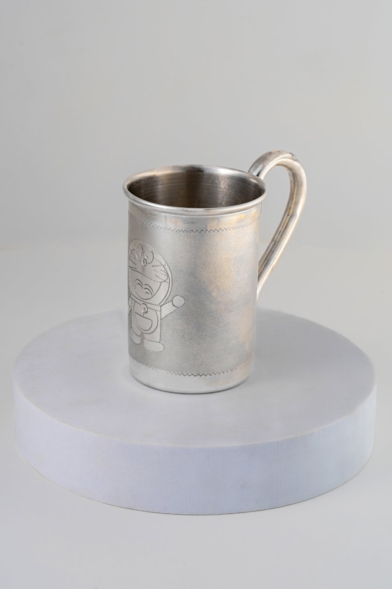 Pure 925 Silver Mug – Handcrafted Luxury Drinkware (4 Inch)