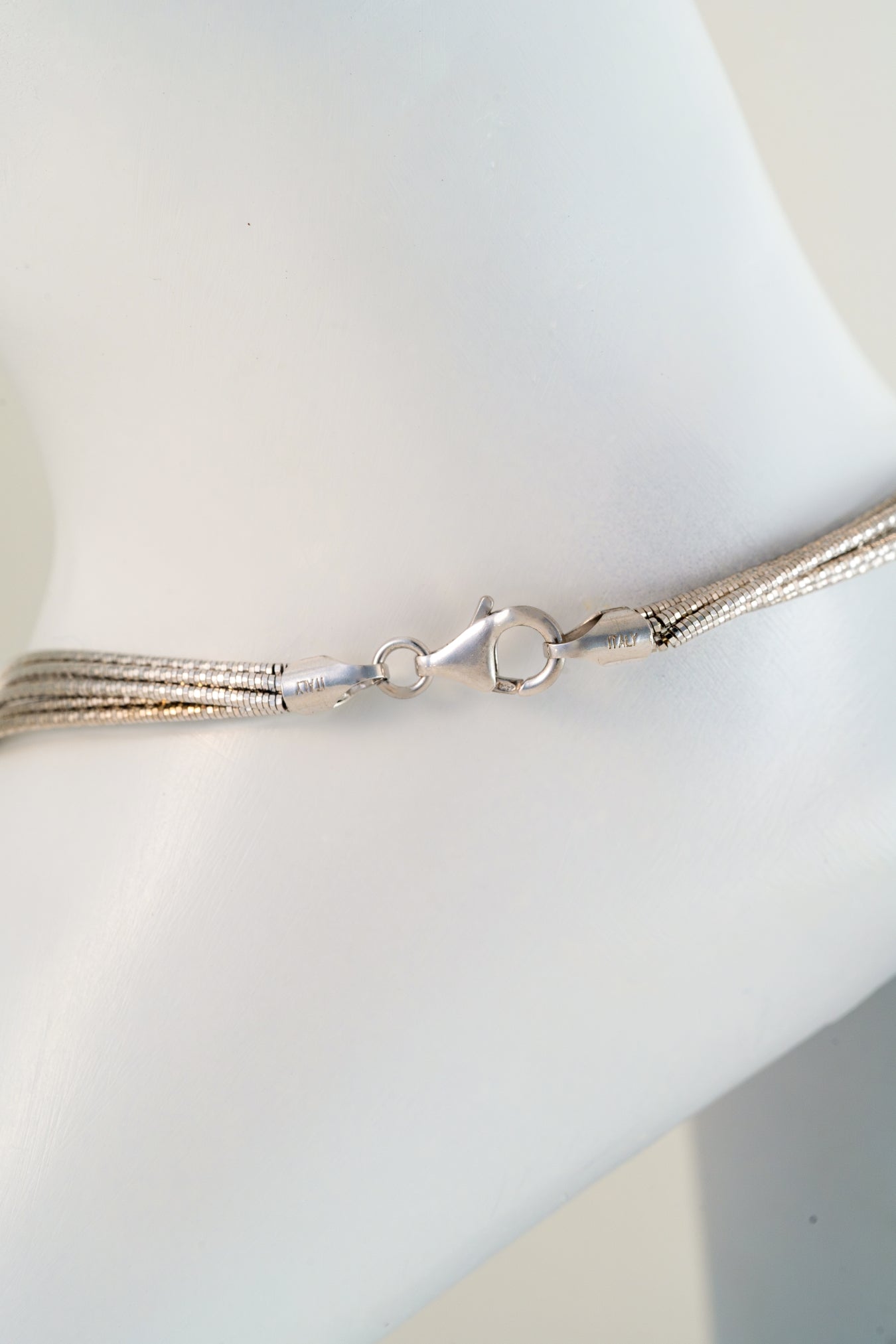 Elegant Pure 925 Silver Multi-Strand Anklet (10 Inch)