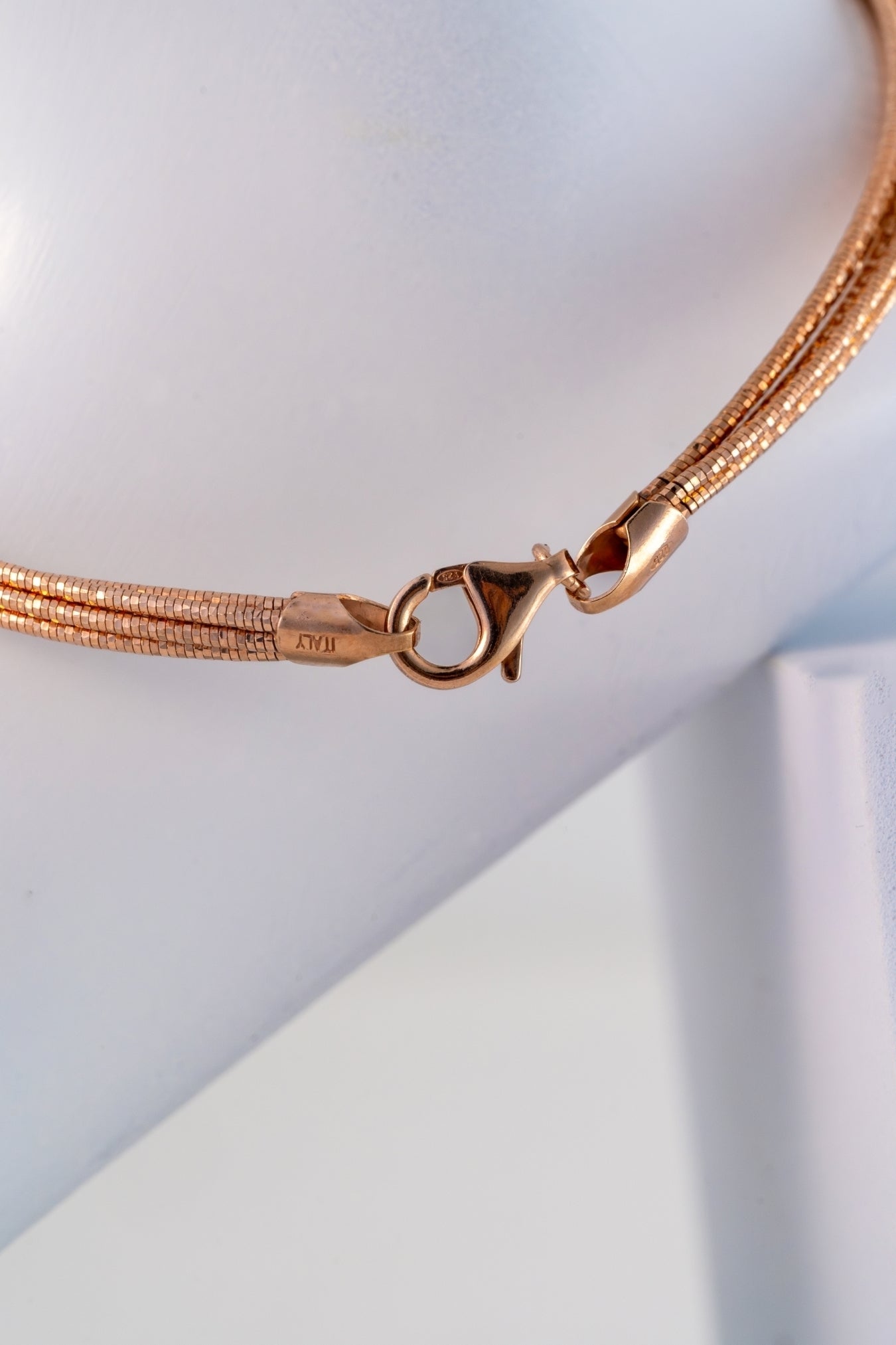 Chic Rose-Gold Multi-Strand Anklet (10 Inch)