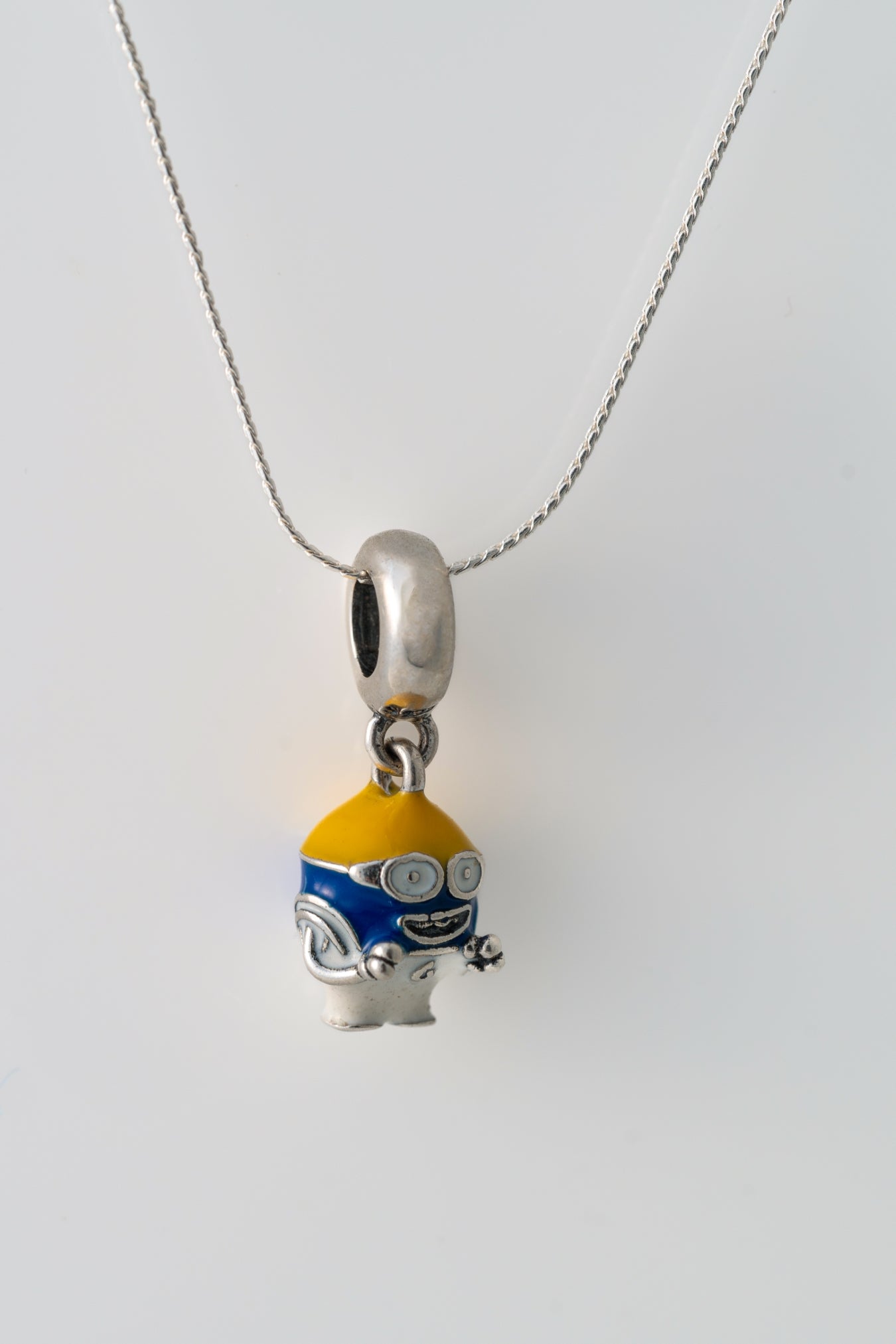Minnion Pendant in Pure 925 Silver – 21mm × 7mm