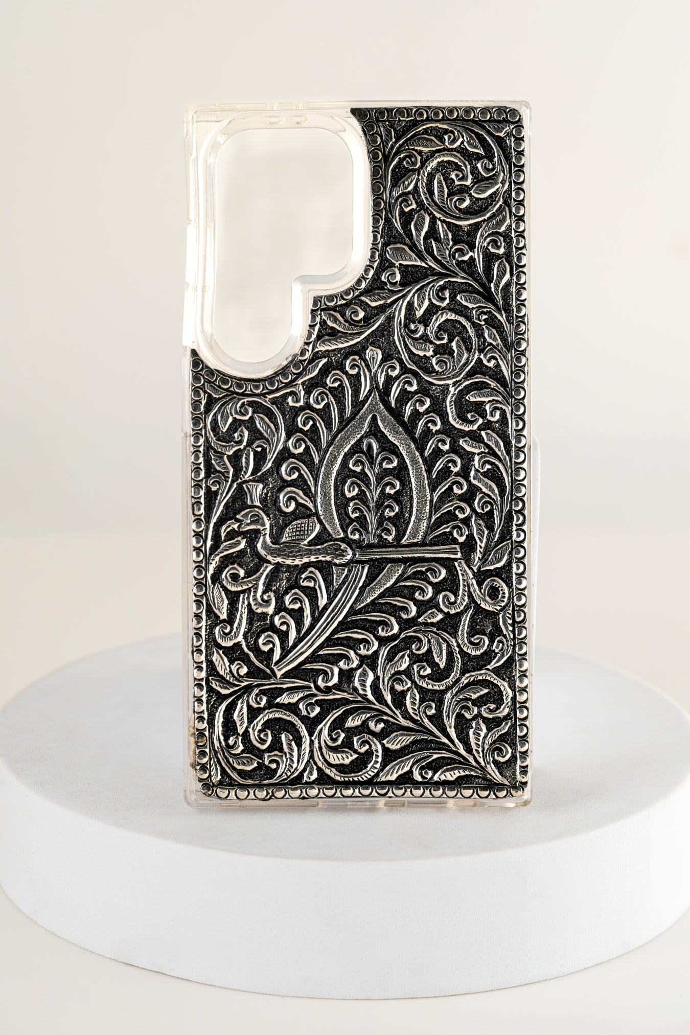 Handcrafted Pure 925 Silver Designer Mobile Case – Samsung S24
