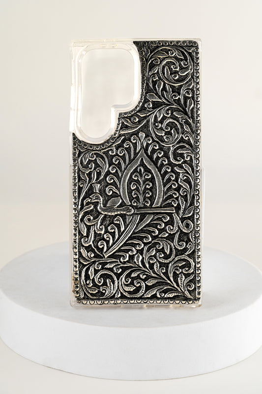 Handcrafted Pure 925 Silver Designer Mobile Case – Samsung S24