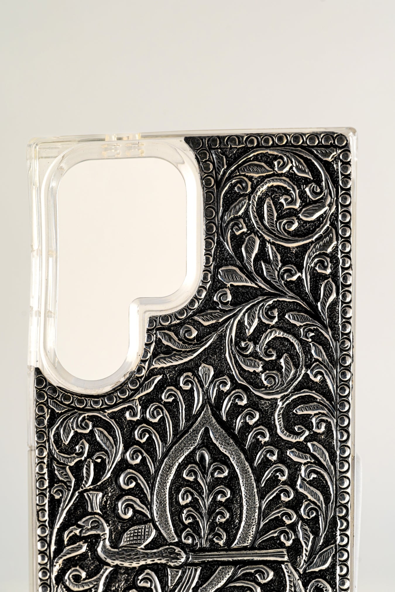 Handcrafted Pure 925 Silver Designer Mobile Case – Samsung S24