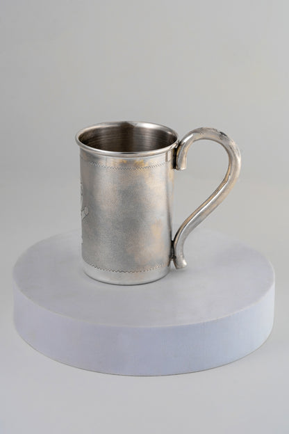 Pure 925 Silver Mug – Handcrafted Luxury Drinkware (4 Inch)