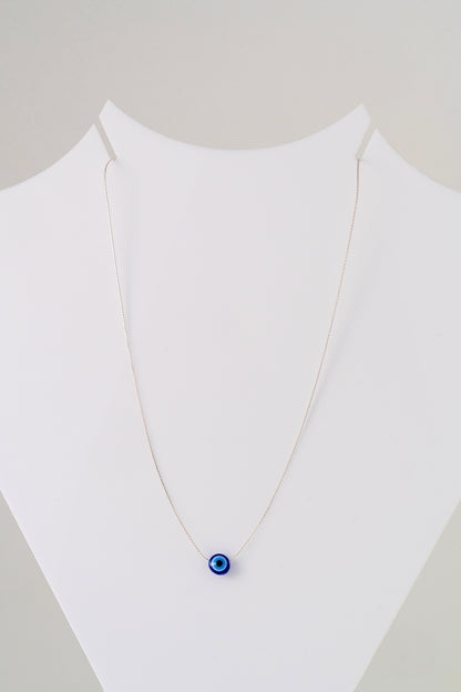 Pure 925 Silver Kids’ Evil Eye Protection Necklace – 16 Inch